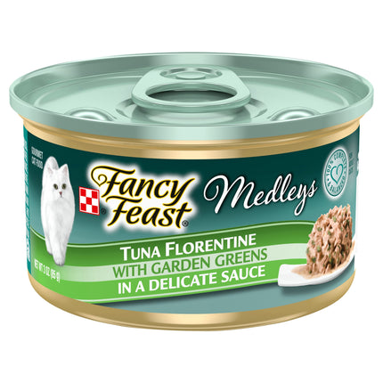 Fancy Feast Medleys Tuna Florentine With Garden Greens - 3 OZ 24 Pack