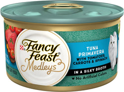 Fancy Feast Medleys Tuna Primavera With Garden Veggies & Greens - 3 OZ 24 Pack