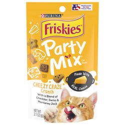 Friskies Cat Treat Cheese Party Mix - 2.1 OZ 10 Pack