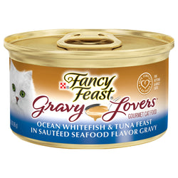 Fancy Feast Gravy Lovers Ocean Whitefish & Tuna Feast - 3 OZ 24 Pack