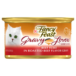 Fancy Feast Gravy Lovers Beef Feast - 3 OZ 24 Pack