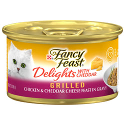 Fancy Feast Grilled Chicken & Cheddar Cheese Feast - 3 OZ 24 Pack
