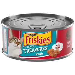 Friskies Tasty Treasures Beef Liver - 5.5 OZ 24 Pack