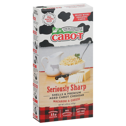 Cabot Seriously Sharp Cheddar - 6.25 OZ 12 Pack
