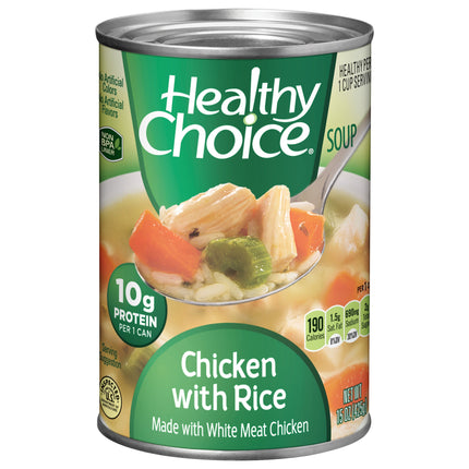 Healthy Choice Soup Chicken With Rice - 15 OZ 12 Pack