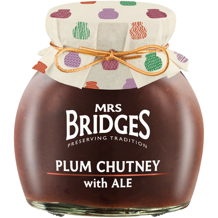 Mrs Bridges Plum Chutney with Ale - 10 OZ 6 Pack