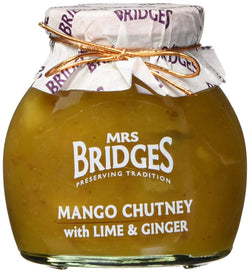 Mrs Bridges Mango Chutney with Lime & Ginger - 10 OZ 6 Pack