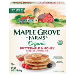 Maple Grove Organic Buttermilk Pancake & Waffle Mix - 16 OZ 8 Pack