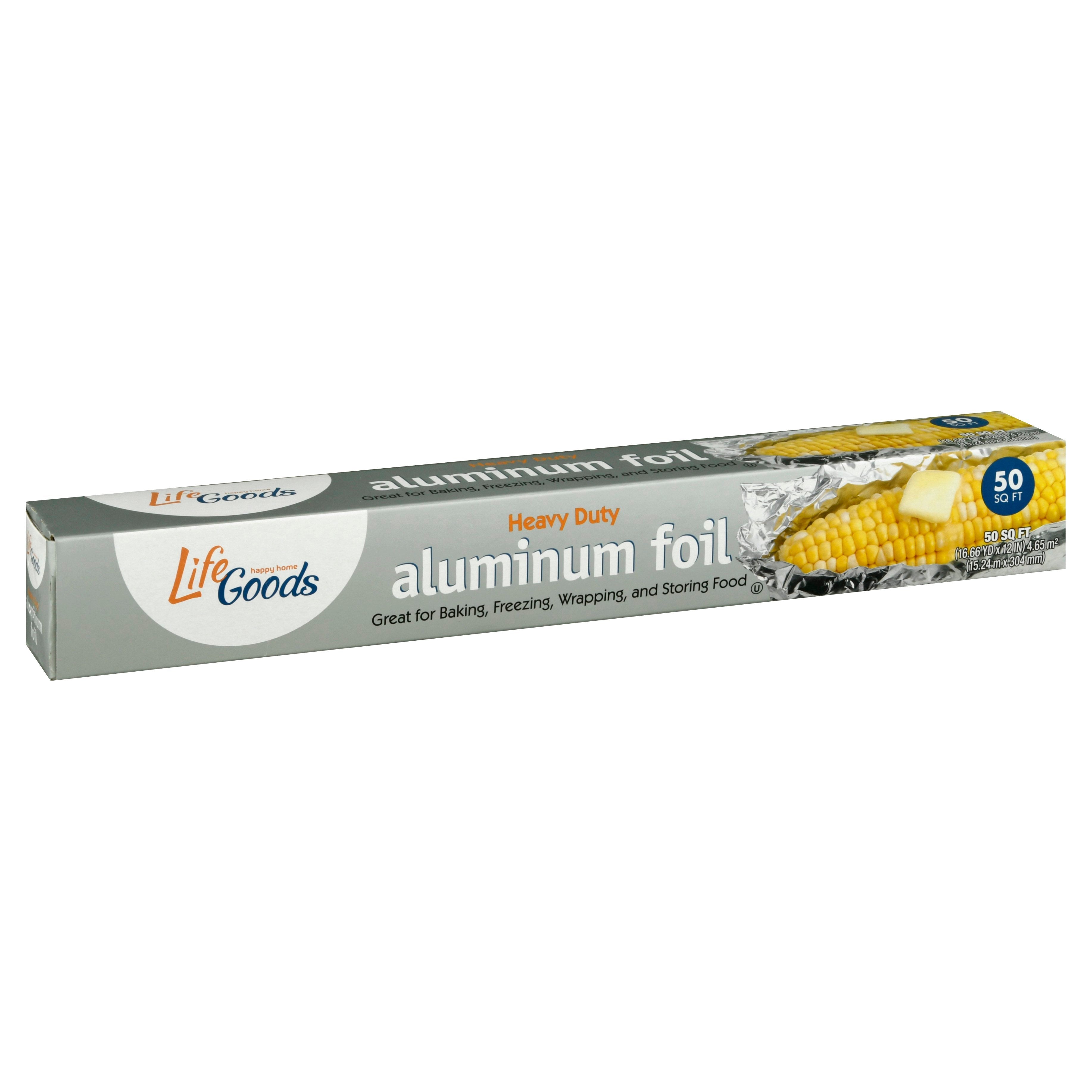 Life Goods Aluminum Foil Heavy Duty - 50 SF 35 Pack