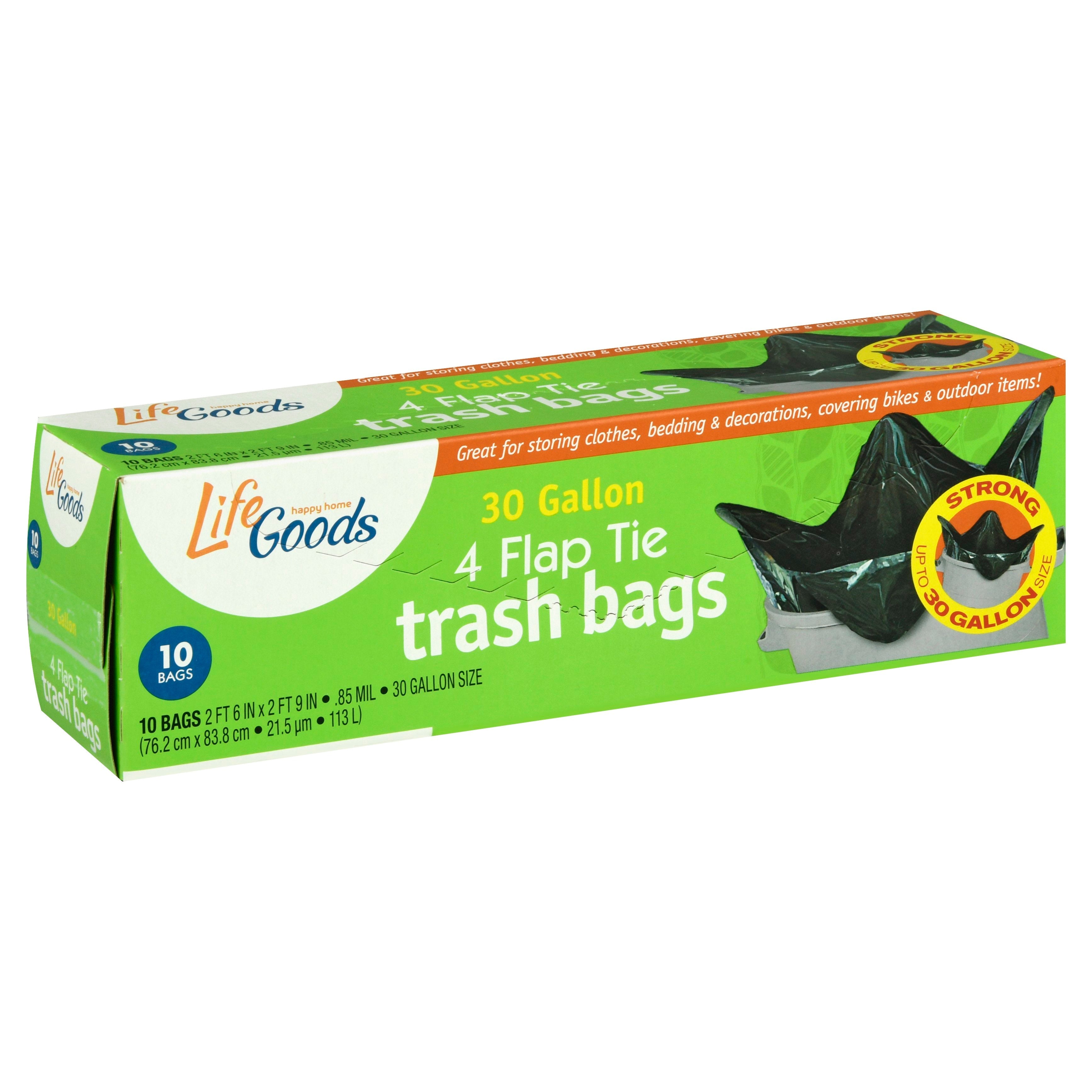 Glad Small Garbage Bags, 4 Gallon 30 bags 