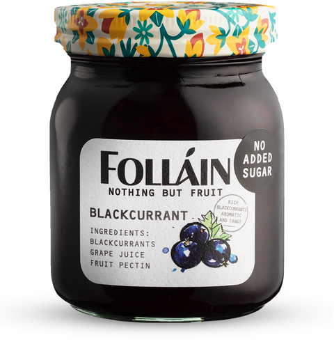 Bewley Irish Imports Follain Nothing But Fruit Blackcurrant Jam - 12 OZ 9 Pack