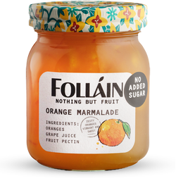 Bewley Irish Imports Follain -Nothing But Fruit Orange Marmalade - 12 OZ 9 Pack