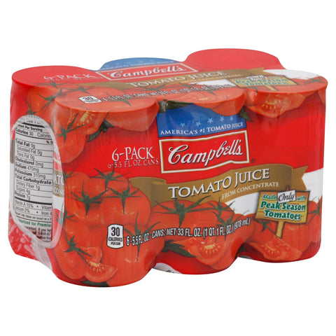 Campbell's Juice Tomato - 33 FZ 8 Pack