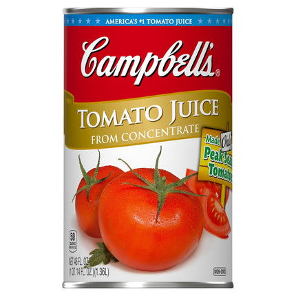 Campbell's Juice Tomato - 46 FZ 12 Pack
