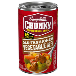 Campbell's Soup Chunky Old Fashioned Vegetable Beef - 18.8 OZ 12 Pack