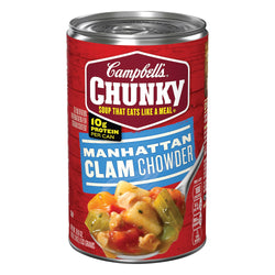 Campbell's Chunky Soup Manhattan Clam Chowder - 18.8 OZ 12 Pack