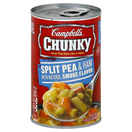 Campbell's Soup Chunky Split Pea & Ham - 19 OZ 12 Pack