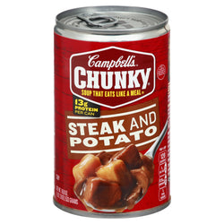 Campbell's Soup Chunky Steak & Potatoes - 18.8 OZ 12 Pack