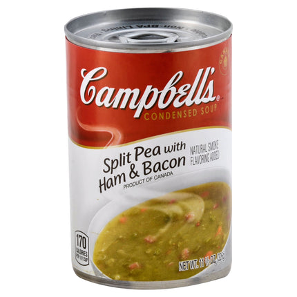Campbell's Red & White Soup Split Pea With Ham & Bacon - 11.5 OZ 12 Pack