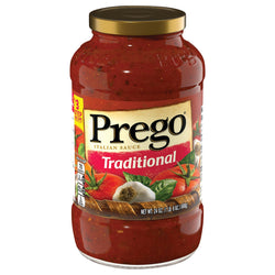 Prego Pasta Sauce Plain - 24 OZ 12 Pack