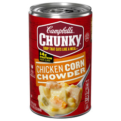 Campbell's Chunky Soup Chicken Corn Chowder - 18.8 OZ 12 Pack