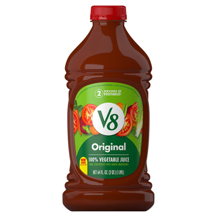 V8 100% Regular Vegetable Juice - 64 FZ 6 Pack