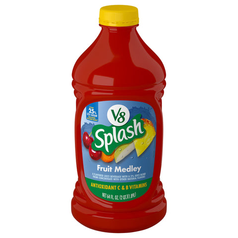 V8 Splash Fruit Medley - 64 FZ 6 Pack