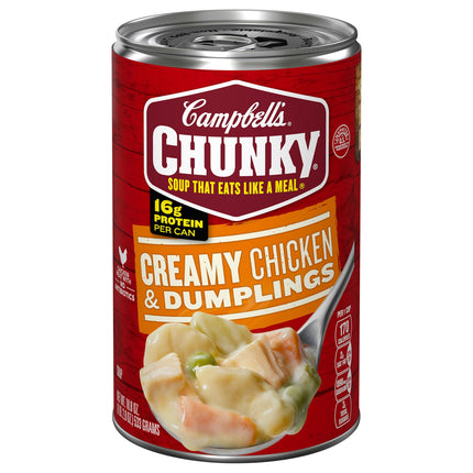 Campbell's Chunky Soup Chicken & Dumplings - 18.8 OZ 12 Pack