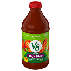 V8 100% Vegetable Juice High Fiber - 46 FZ 6 Pack