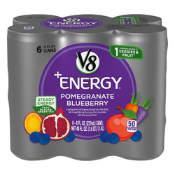 V8 Juice Fusion Energy Pomegranate Blueberry - 48 FZ 4 Pack