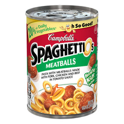 Campbell's Spaghettio's With Meatballs - 15.6 OZ 24 Pack