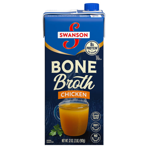 Swanson Bone Broth Chicken - 32 OZ 12 Pack