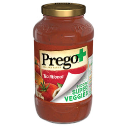 Prego Traditioanl Hidden Super Veggies Sauce - 24 OZ 6 Pack