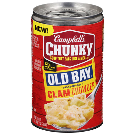 Campbell's Old Bay Clam Chowder - 18.8 OZ 12 Pack