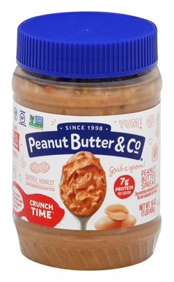 Peanut Butter & Co Gluten Free Crunch Time Crunchy Peanut Butter - 16 OZ 6 Pack