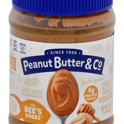 Peanut Butter & Co Gluten Free The Bee's Knees Peanut Butter With Honey - 16 OZ 6 Pack