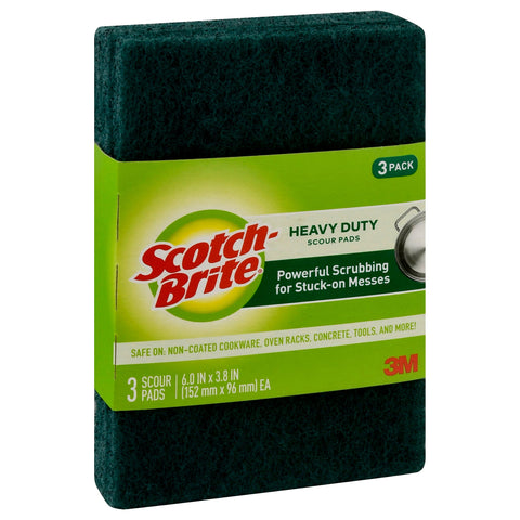 Scotch-Brite Heavy Duty Scour Pads - 3 CT 10 Pack
