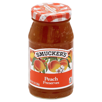 Smucker's Preserves Peach - 12 OZ 12 Pack