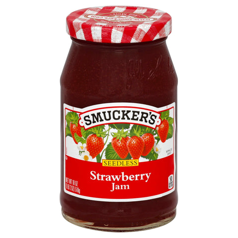 Smucker's Jam Strawberry - 18 OZ 12 Pack