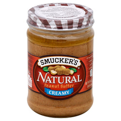 Smucker's Peanut Butter Natural Creamy - 16 OZ 12 Pack