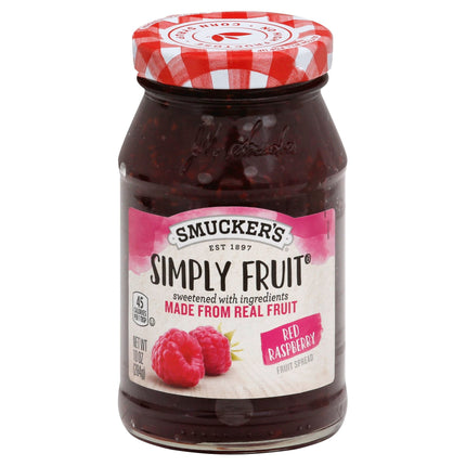 Smucker's Simply Fruit Red Raspberry - 10 OZ 8 Pack