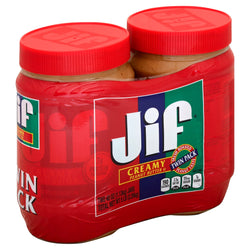 Jif Creamy Peanut Butter Twin Pack - 80 OZ 4 Pack