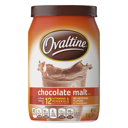 Ovaltine Chocolate Malt Milk Mix - 12 OZ 6 Pack