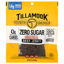 Tillamook Zero Sugar Original Beef Jerky - 2.2 OZ 12 Pack