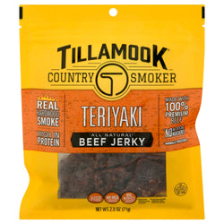 Tillamook Teriyaki Beef Jerky - 2.5 OZ 12 Pack