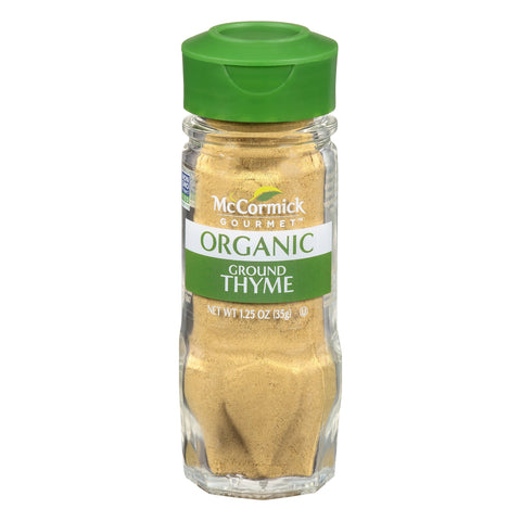 McCormick Gourmet Organic Ground Thyme - 1.25 OZ 3 Pack