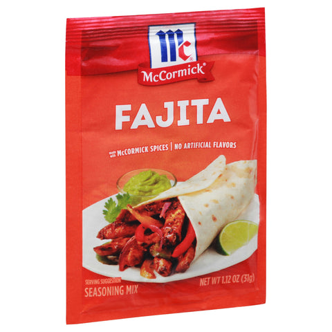 McCormick Marinade Fajitas - 1.12 OZ 12 Pack