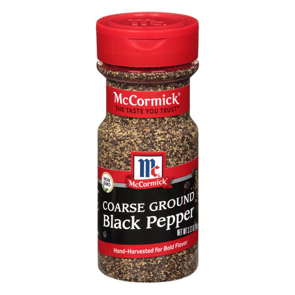 McCormick Black Pepper Coarse Ground - 3.12 OZ 12 Pack