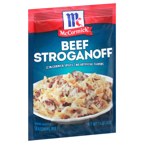 McCormick Seasoning Mix Beef Stroganoff - 1.5 OZ 12 Pack