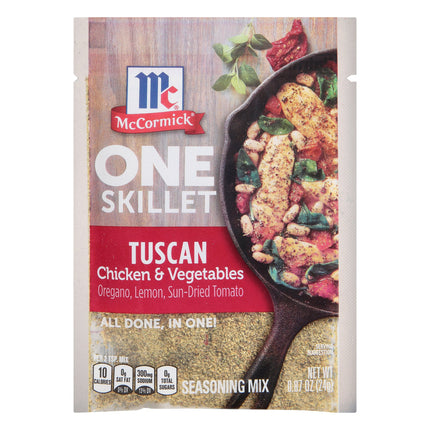 McCormick One Skillet Tuscan Chicken & Vegetables - 0.87 OZ 12 Pack